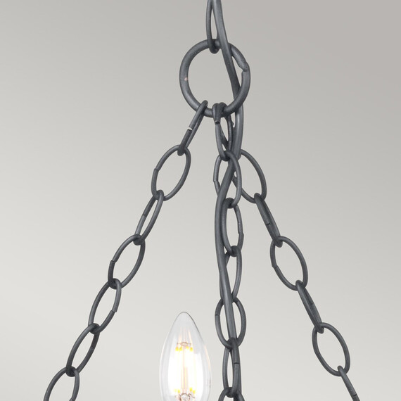 Полилей Saxon 5xE14 Black Elstead Lighting SAX5-BLK | Osvetlenieto.bg