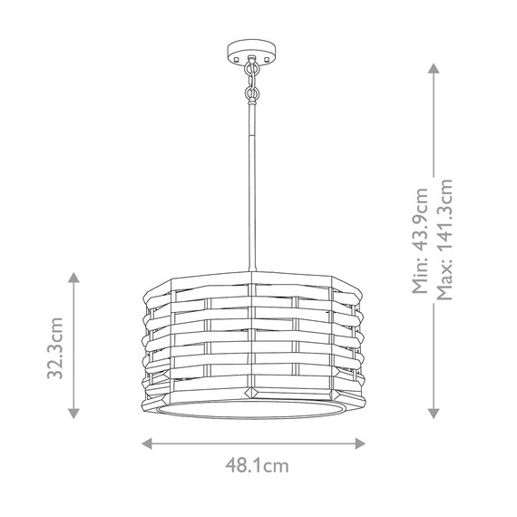 Полилей Shoal 4xE27 Polished Nickel Elstead Lighting SHOAL-4P | Osvetlenieto.bg