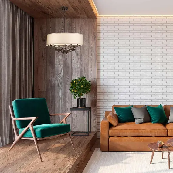 Полилей Taiko 4xE27 Olde Bronze Elstead Lighting TAIKO-4P | Osvetlenieto.bg