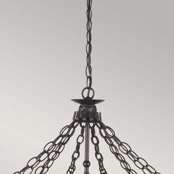 Полилей Warwick 12xE14 Graphite Black Elstead Lighting WR12-GRAPHITE | Osvetlenieto.bg