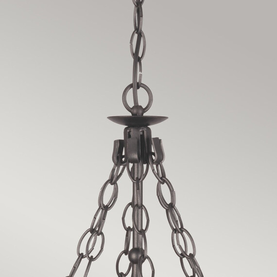 Полилей Warwick 6xE14 Graphite Black Elstead Lighting WR6-GRAPHITE | Osvetlenieto.bg