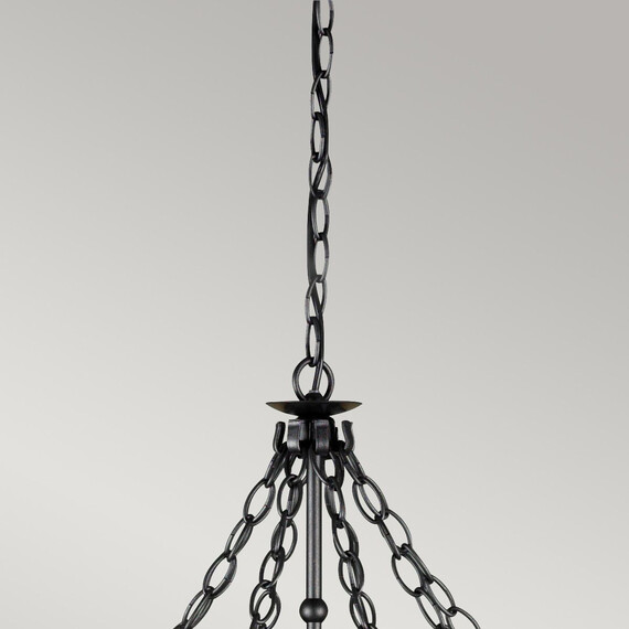 Полилей Warwick 8xE14 Graphite Black Elstead Lighting WR8-GRAPHITE | Osvetlenieto.bg