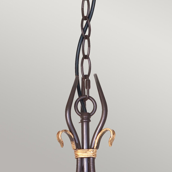 Полилей Windermere 3xE14 Rust Gold Elstead Lighting WM3 | Osvetlenieto.bg