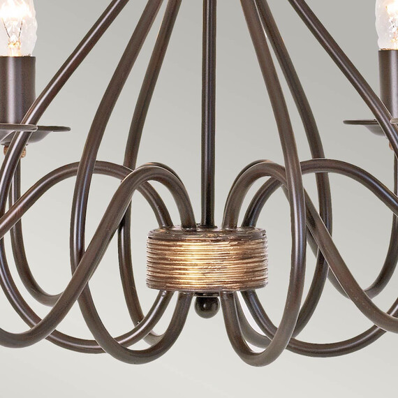 Полилей Windermere 6xE14 Rust Gold Elstead Lighting WM6 | Osvetlenieto.bg