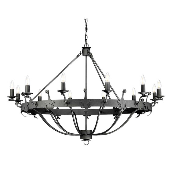 Полилей Windsor 12xE14 Graphite Elstead Lighting WINDSOR12-GR | Osvetlenieto.bg