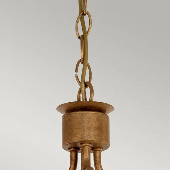 Полилей Windsor 3xE27 Gold Patina Elstead Lighting WINDSOR-SF-GOLD | Osvetlenieto.bg