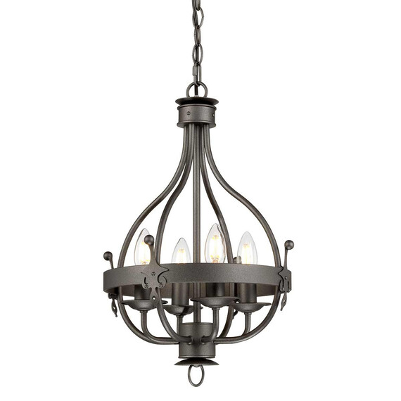 Полилей Windsor 4xE14 Graphite Elstead Lighting WINDSOR4-GR | Osvetlenieto.bg