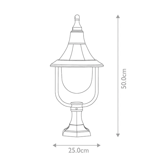 Стояща лампа Shannon 1xE27 Pedestal Black Elstead Lighting SHANNON-PED | Osvetlenieto.bg