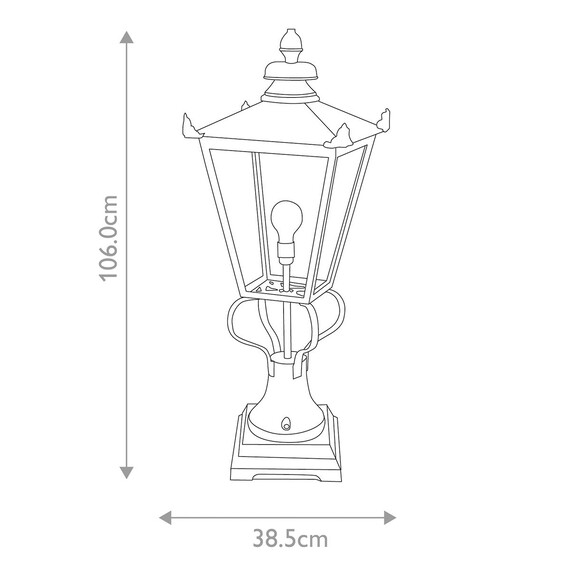 Стояща лампа Wilmslow 1xE27 Black Elstead Lighting WSLN1-BLACK | Osvetlenieto.bg