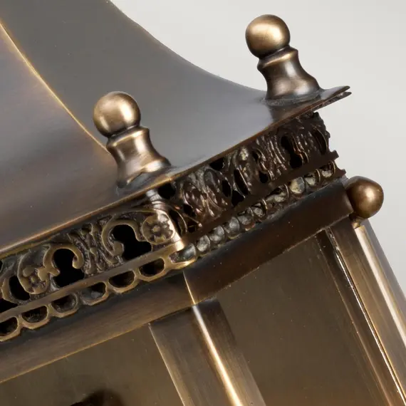 Външен аплик Regents Park 1xE27 Aged Brass Elstead Lighting REGENTS-PARK-BR | Osvetlenieto.bg