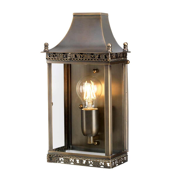 Външен аплик Regents Park 1xE27 Aged Brass Elstead Lighting REGENTS-PARK-BR | Osvetlenieto.bg
