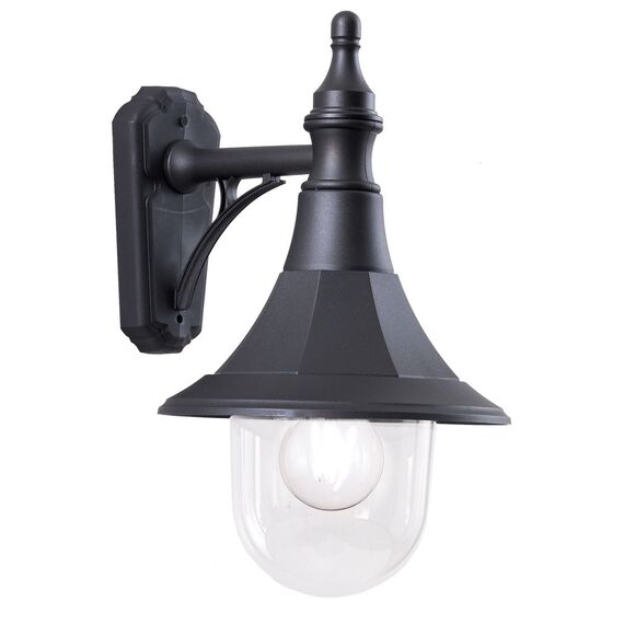 Външен аплик Shannon 1xE27 Down Black Elstead Lighting SHANNON-DOWN | Osvetlenieto.bg