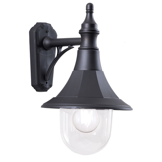 Външен аплик Shannon 1xE27 Down Black Elstead Lighting SHANNON-DOWN | Osvetlenieto.bg