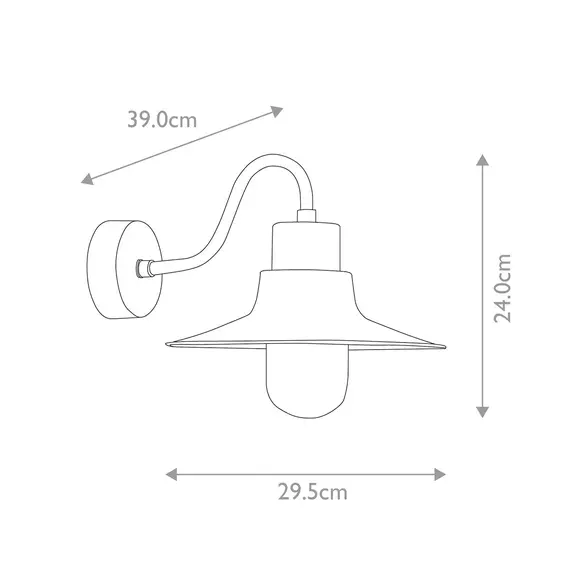 Външен аплик Sheldon 1xE27 Verdigris Elstead Lighting SHELDON-V | Osvetlenieto.bg