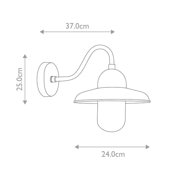 Външен аплик Somerton 1xE27 Verdigris Elstead Lighting SOMERTON-V | Osvetlenieto.bg