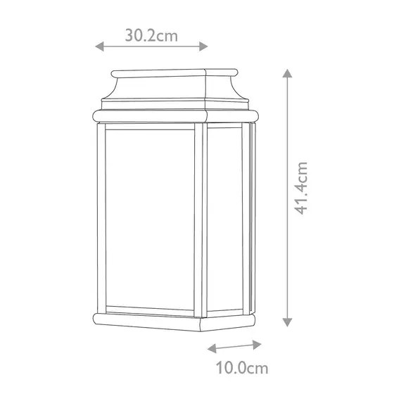 Външен аплик St Martins 2xE27 Large Aged Brass Elstead Lighting ST-MARTINS-L-BR | Osvetlenieto.bg