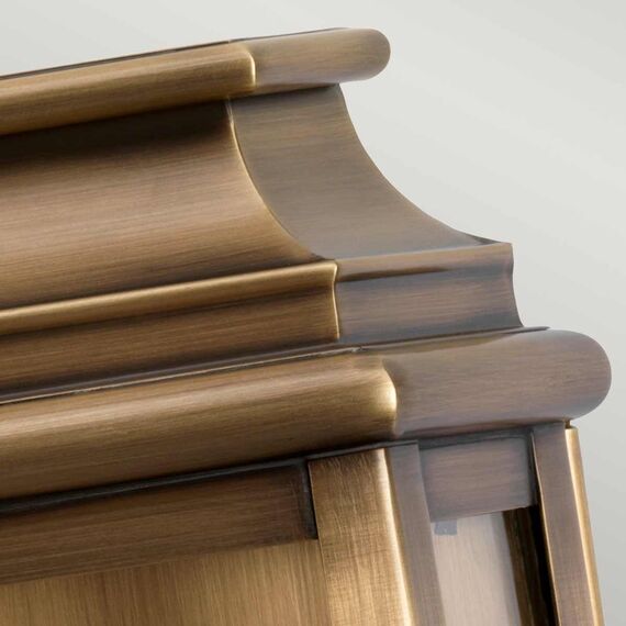 Външен аплик St Pauls 1xE27 Aged Brass Elstead Lighting ST-PAULS-BRASS | Osvetlenieto.bg