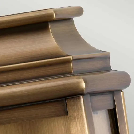 Външен аплик St Pauls 1xE27 Aged Brass Elstead Lighting ST-PAULS-BRASS | Osvetlenieto.bg