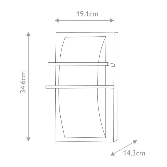 Външен аплик Sven 1xE27 Graphite Elstead Lighting SVEN-2W | Osvetlenieto.bg