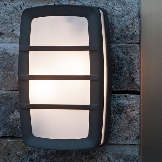 Външен аплик Sven 2xE27 Wall Ceiling Lantern Graphite Elstead Lighting SVEN-1W | Osvetlenieto.bg