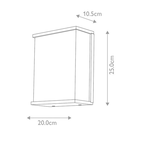Външен аплик Torsten 1xE27 Large Graphite Elstead Lighting TORSTEN-TALL | Osvetlenieto.bg