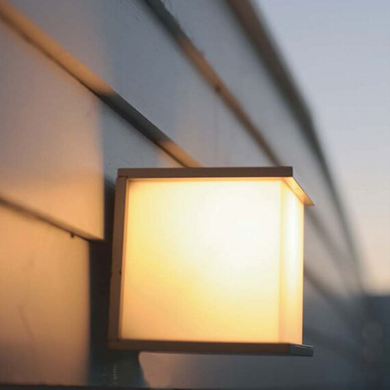Външен аплик Torsten 1xE27 Wall Fitting Graphite Elstead Lighting TORSTEN-SQ | Osvetlenieto.bg