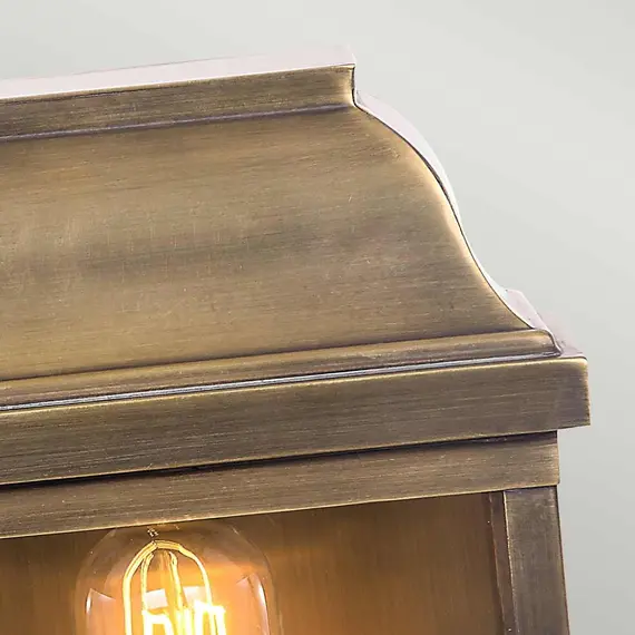 Външен аплик Victoria 1xE27 Brass Elstead Lighting VICTORIA-BR | Osvetlenieto.bg