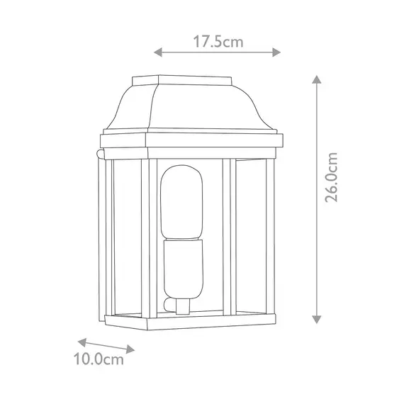 Външен аплик Victoria 1xE27 Verdigris Elstead Lighting VICTORIA-VERDI | Osvetlenieto.bg