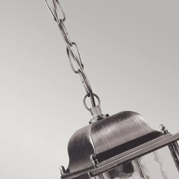 Външна висяща лампа Wexford 1xE27 Black Silver Elstead Lighting WX9 | Osvetlenieto.bg