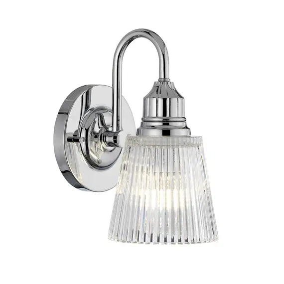 Аплик Addison 1xG9 Polished Chrome Quintiesse QN-ADDISON1-BATH | Osvetlenieto.bg
