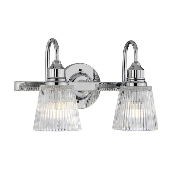 Аплик Addison 2xG9 Polished Chrome Quintiesse QN-ADDISON2-BATH | Osvetlenieto.bg