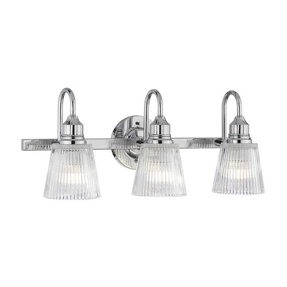 Аплик Addison 3xG9 Polished Chrome Quintiesse QN-ADDISON3-BATH | Osvetlenieto.bg