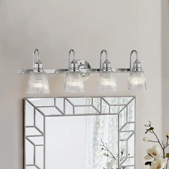 Аплик Addison 4xG9 Polished Chrome Quintiesse QN-ADDISON4-BATH | Osvetlenieto.bg