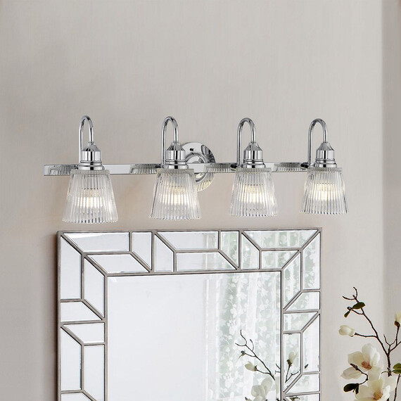 Аплик Addison 4xG9 Polished Chrome Quintiesse QN-ADDISON4-BATH | Osvetlenieto.bg