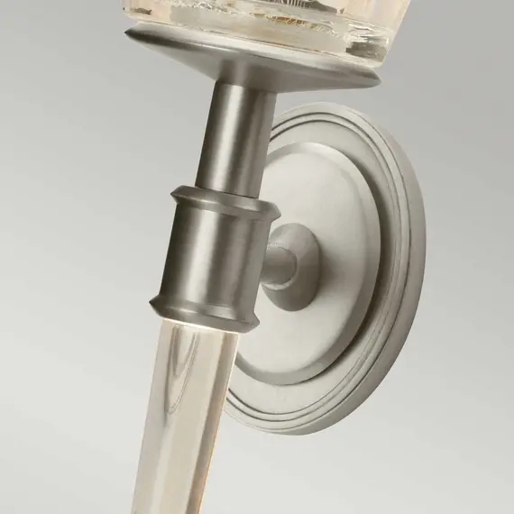 Аплик за баня Agatha 2 Light Brushed Nickel Elstead Lighting BATH-AGATHA-BN | Osvetlenieto.bg