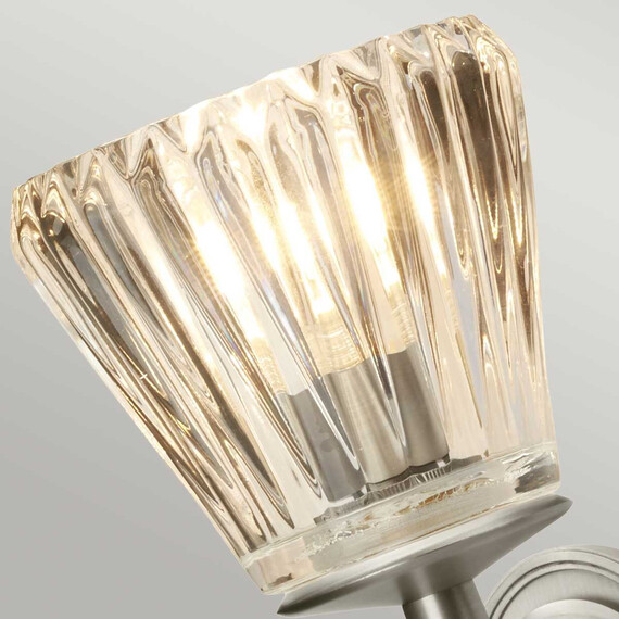 Аплик за баня Agatha 2 Light Brushed Nickel Elstead Lighting BATH-AGATHA-BN | Osvetlenieto.bg