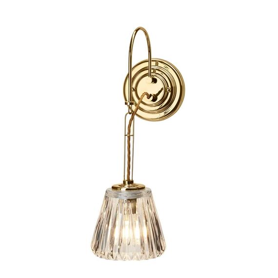 Аплик за баня Demelza 1xG9 Polished Brass Elstead Lighting BATH-DEMELZA-PB | Osvetlenieto.bg
