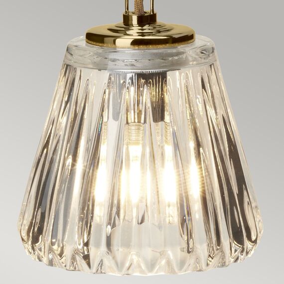 Аплик за баня Demelza 1xG9 Polished Brass Elstead Lighting BATH-DEMELZA-PB | Osvetlenieto.bg