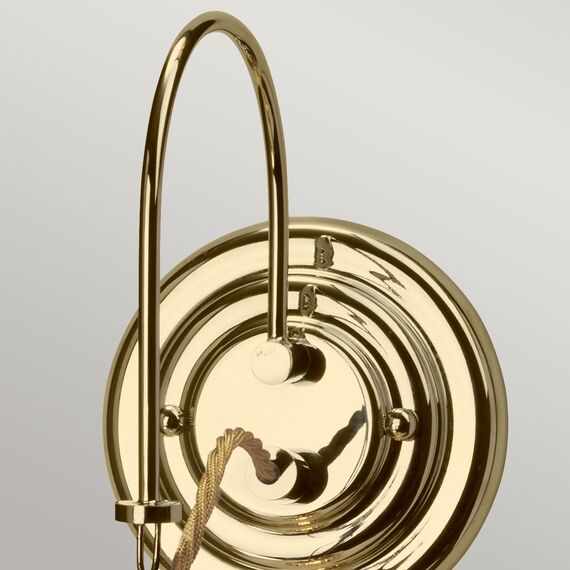 Аплик за баня Demelza 1xG9 Polished Brass Elstead Lighting BATH-DEMELZA-PB | Osvetlenieto.bg