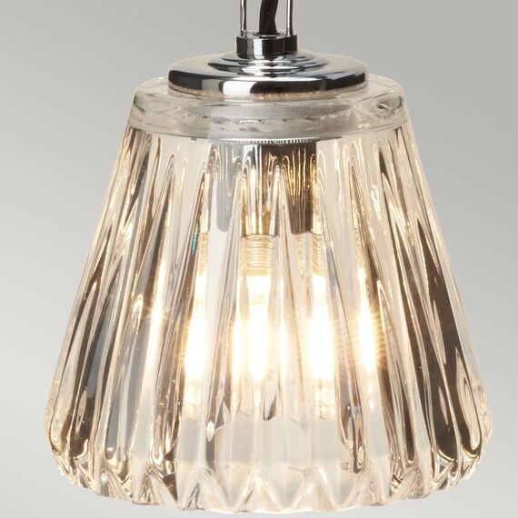 Аплик за баня Demelza 1xG9 Polished Chrome Elstead Lighting BATH-DEMELZA-PC | Osvetlenieto.bg