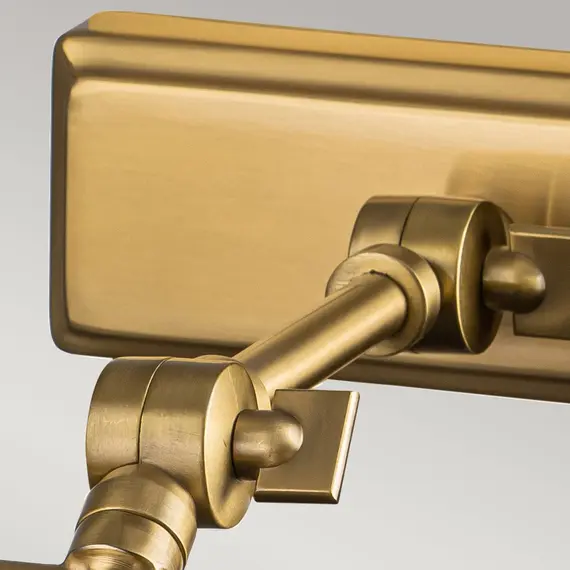 Аплик за картина Winchfield 2xE14 Medium Aged Brass Elstead Lighting WINCHFIELD-PLM-AB | Osvetlenieto.bg