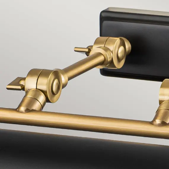 Аплик за картина Winchfield 4xE14 Large Aged Brass & Matte Black Elstead Lighting WINCHFIELD-PLL-AB-MB | Osvetlenieto.bg