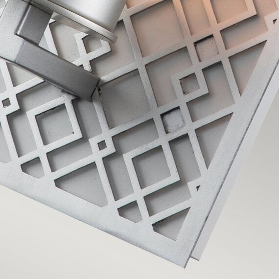 Аплик Ziggy 1xE27 Lacquered Silver Elstead Lighting ZIGGY1-LS | Osvetlenieto.bg