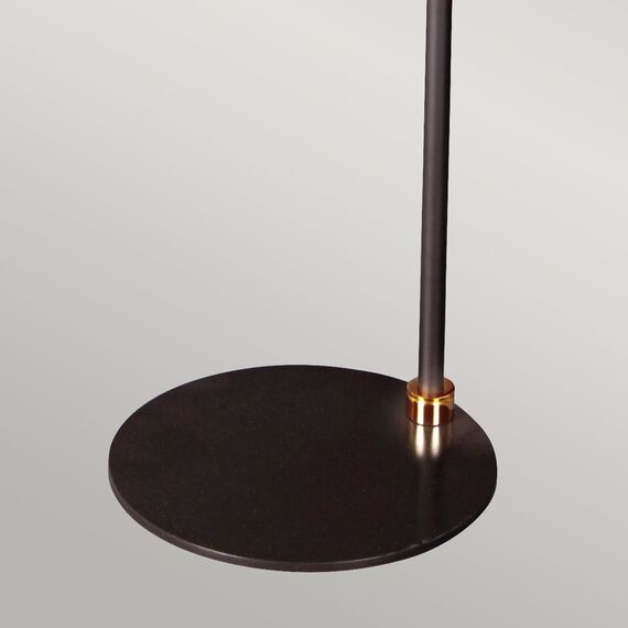 Лампион Balance 1xE27 Black Polished Brass Elstead Lighting BALANCE-FL-BKPB | Osvetlenieto.bg