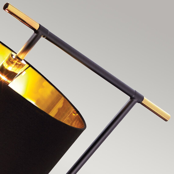 Лампион Balance 1xE27 Black Polished Brass Elstead Lighting BALANCE-FL-BKPB | Osvetlenieto.bg