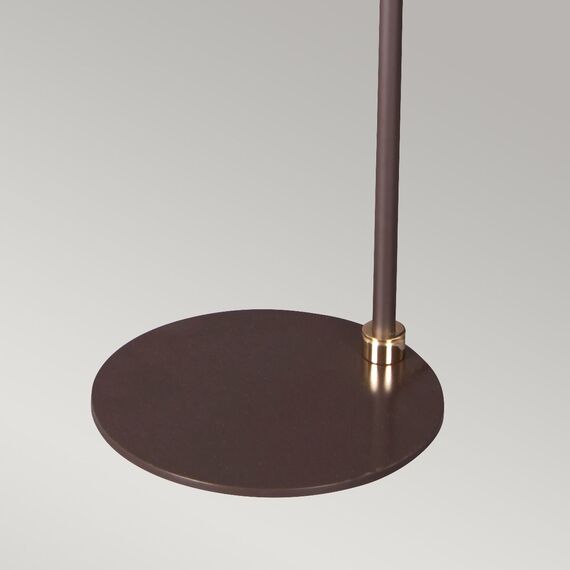 Лампион Balance 1xE27 Brown Polished Brass Elstead Lighting BALANCE-FL-BRPB | Osvetlenieto.bg