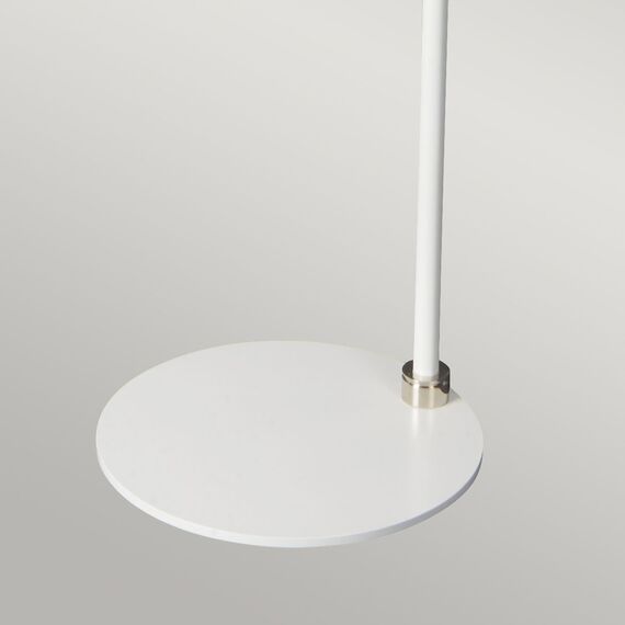 Лампион Balance 1xE27 White Polished Nickel Elstead Lighting BALANCE-FL-WPN | Osvetlenieto.bg