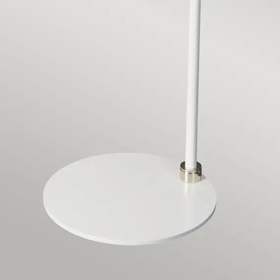 Лампион Balance 1xE27 White Polished Nickel Elstead Lighting BALANCE-FL-WPN | Osvetlenieto.bg