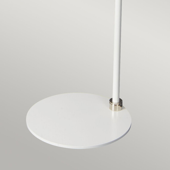 Лампион Balance 1xE27 White Polished Nickel Elstead Lighting BALANCE-FL-WPN | Osvetlenieto.bg
