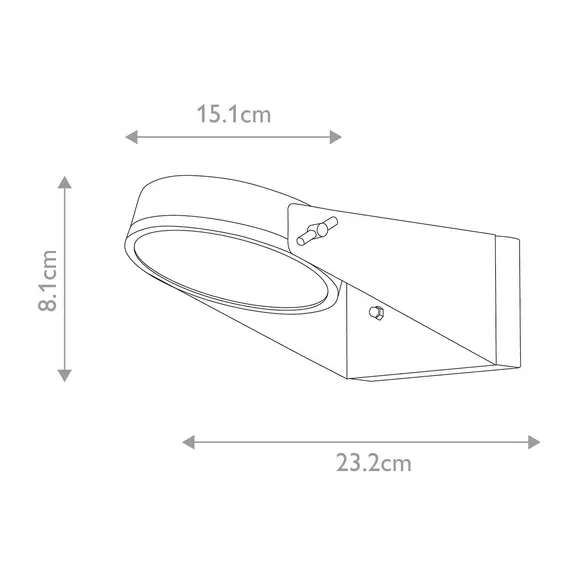 LED Външен аплик Zola LED Grey Elstead Lighting ZOLA | Osvetlenieto.bg